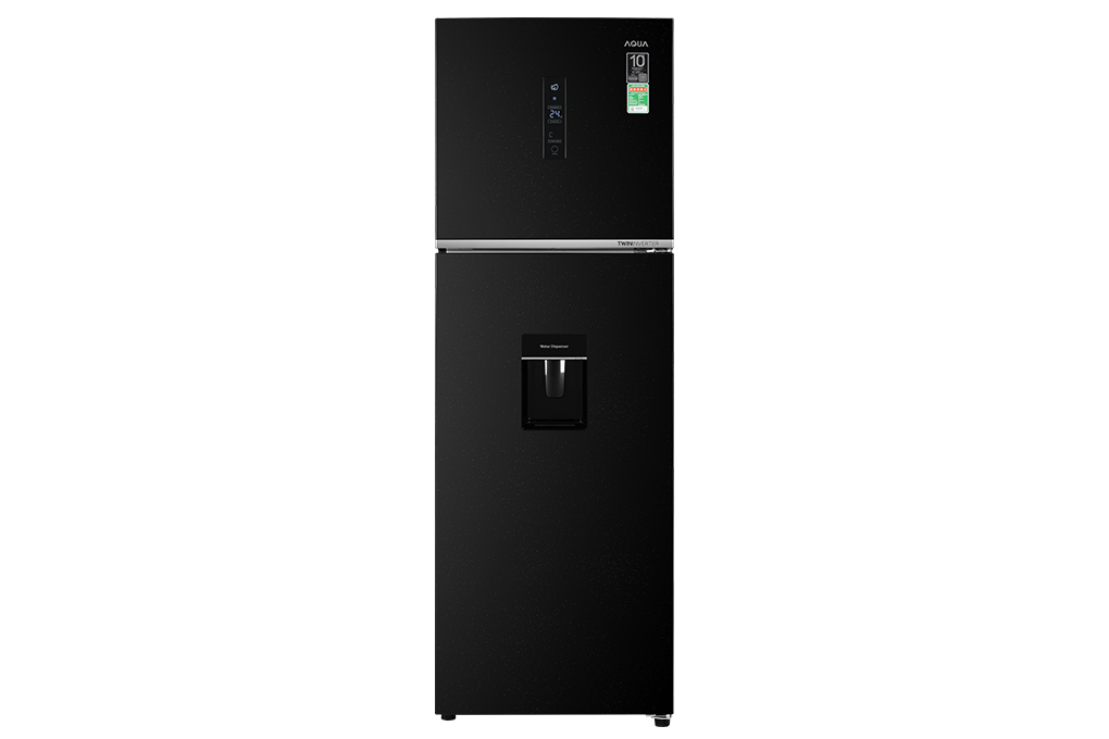 Tủ lạnh Aqua Inverter 347 lít AQR-T400FA(WFB) Màu Đen