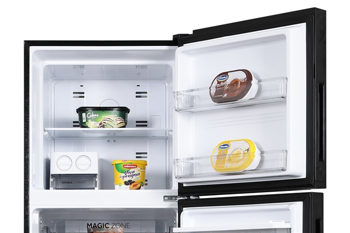 Tủ lạnh Aqua Inverter 347 lít AQR-T400FA(WFB) Màu Đen