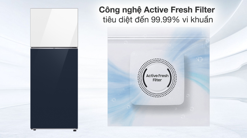 Tủ lạnh Samsung Inverter 460 lít RT47CB66868ASV - Công nghệ kháng khuẩn khử mùi