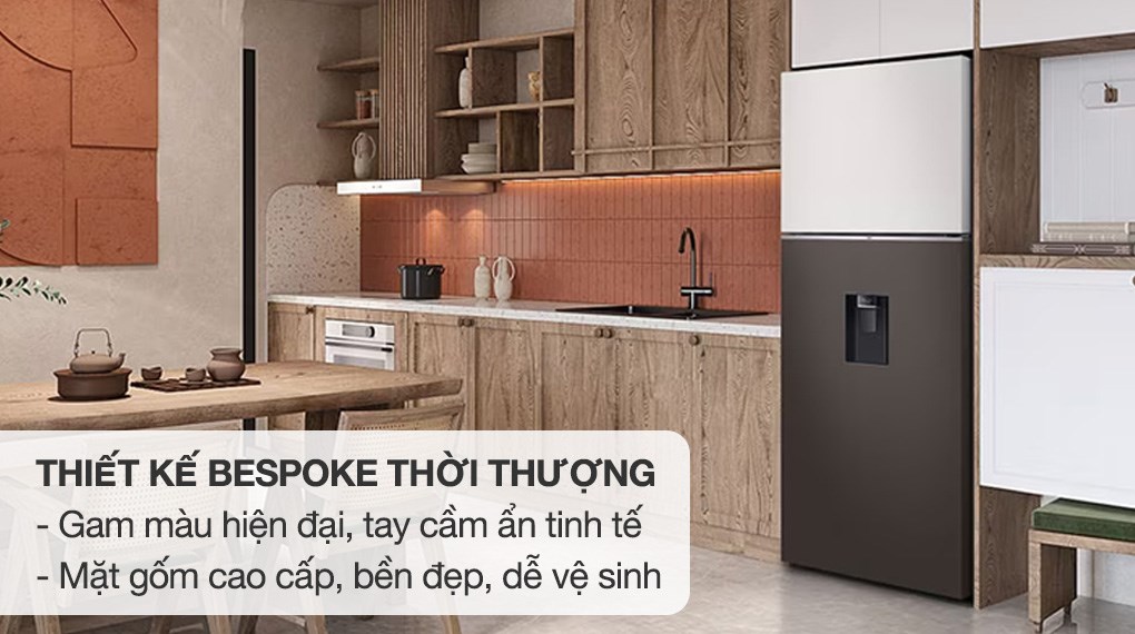 Tủ lạnh Samsung Inverter 406 lít Bespoke RT42CB6784C3SV