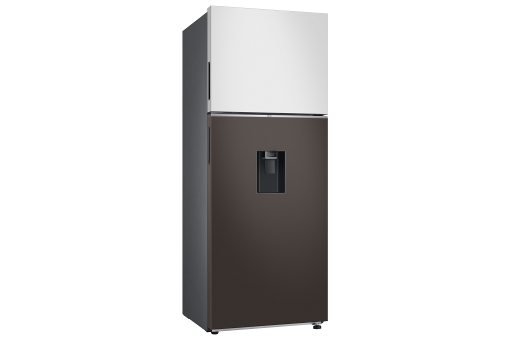 Tủ lạnh Samsung Inverter 406 lít Bespoke RT42CB6784C3SV Màu Trắng - Nâu