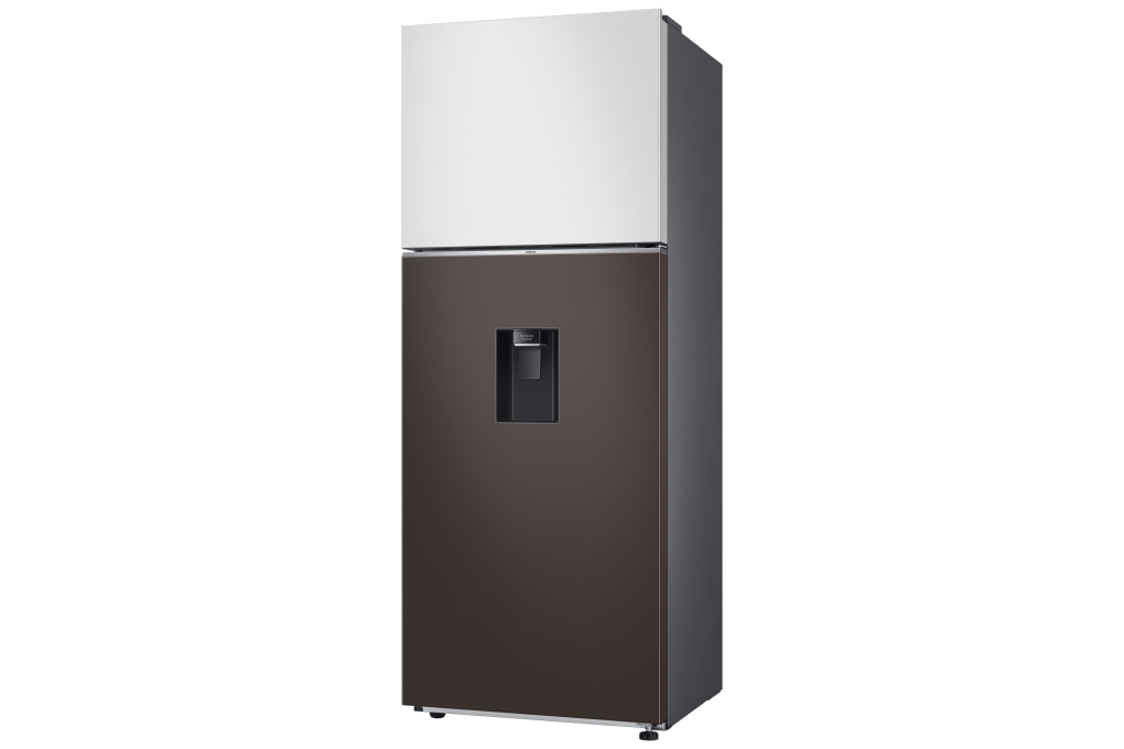 Tủ lạnh Samsung Inverter 406 lít Bespoke RT42CB6784C3SV Màu Trắng - Nâu
