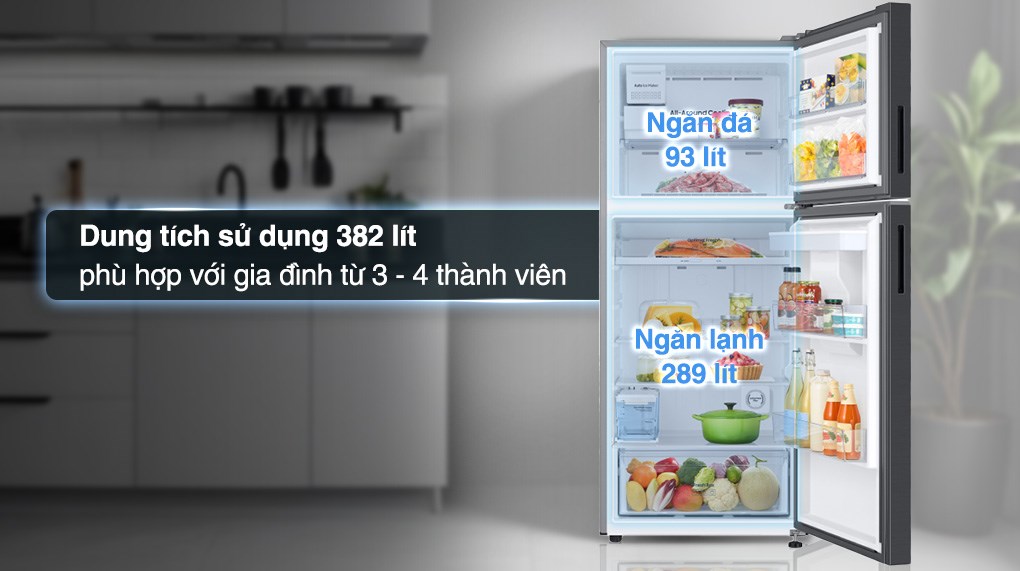 Tủ lạnh Samsung Inverter 382 lít RT38CG6584B1SV