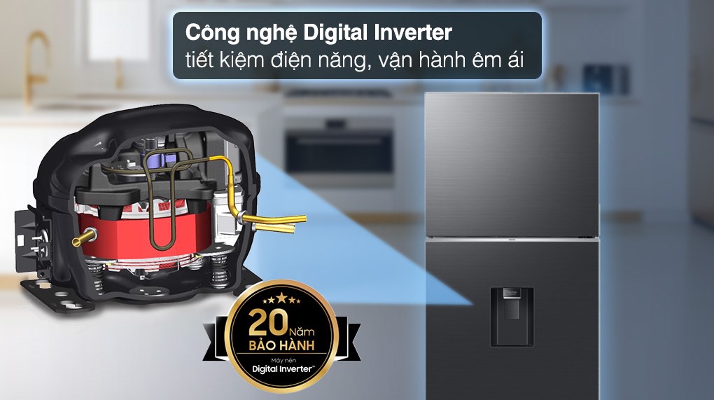 Tủ lạnh Samsung Inverter 382 lít RT38CG6584B1SV