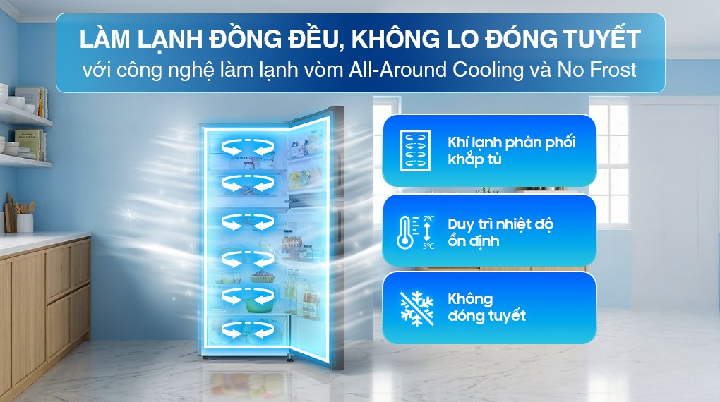 Tủ lạnh Samsung Inverter 382 lít RT38CG6584B1SV