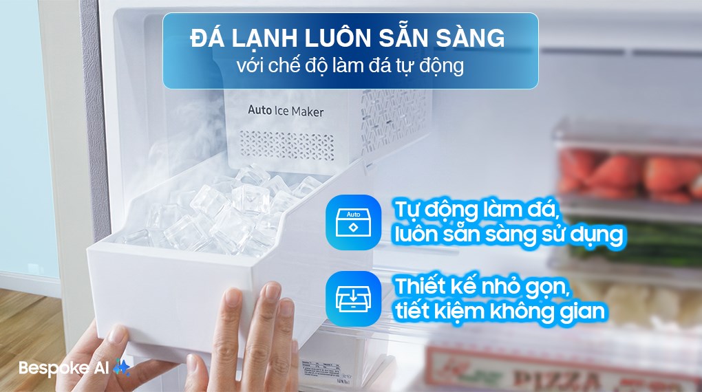 Tủ lạnh Samsung Inverter 382 lít Bespoke RT38CB6784C3SV
