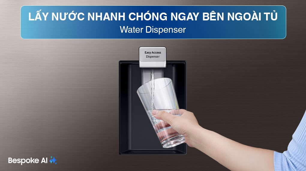 Tủ lạnh Samsung Inverter 382 lít Bespoke RT38CB6784C3SV