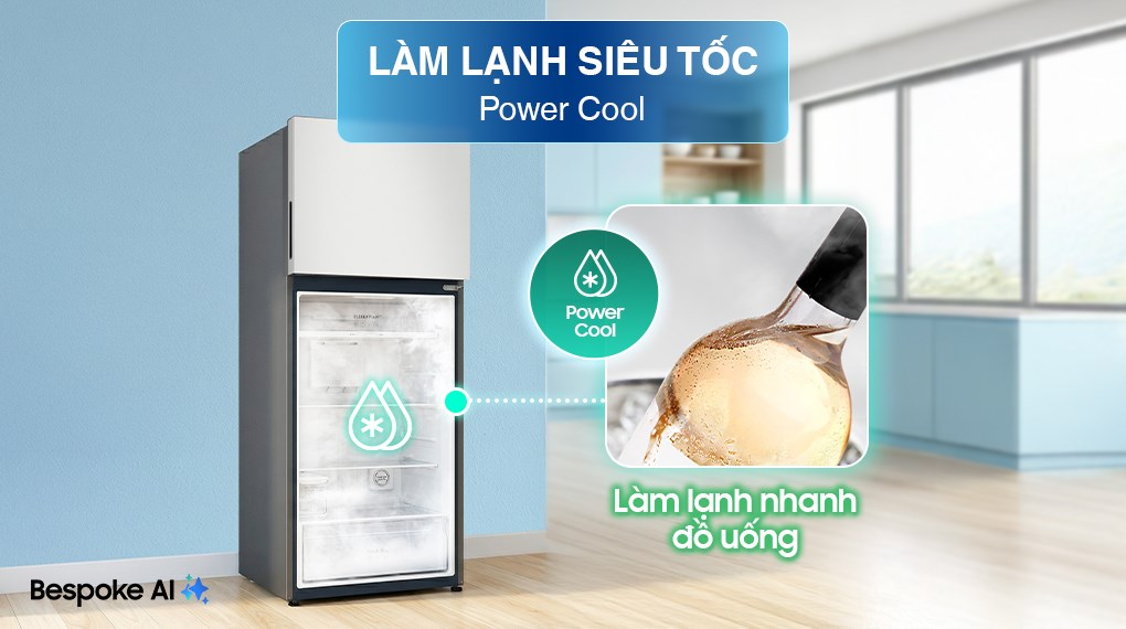 Tủ lạnh Samsung Inverter 382 lít Bespoke RT38CB6784C3SV