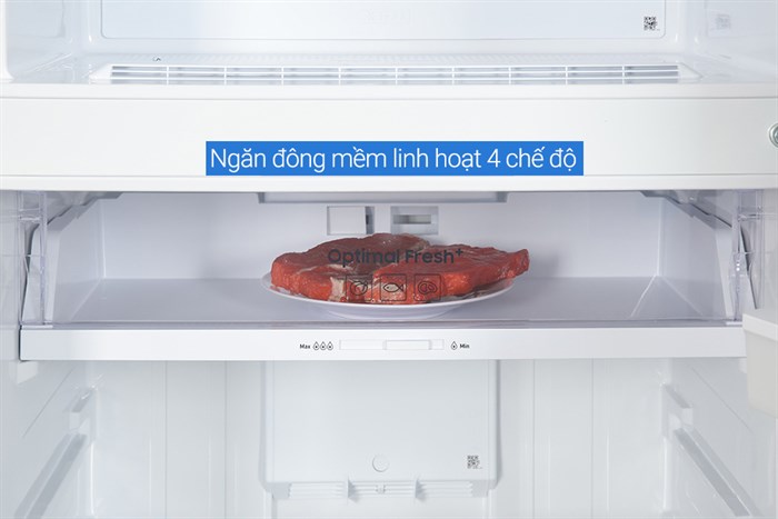 Tủ lạnh Samsung Inverter 382 lít Bespoke RT38CB6784C3SV Màu Trắng - Nâu