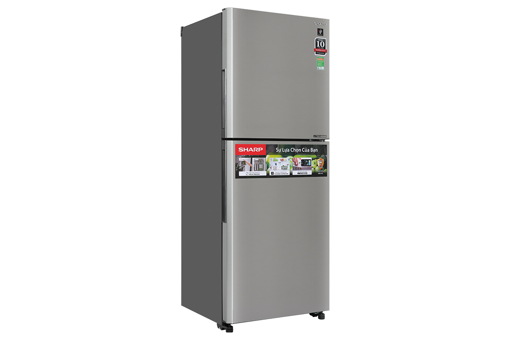 Tủ lạnh Sharp Inverter 330 lít SJ-XP352AE-SL Màu Xám