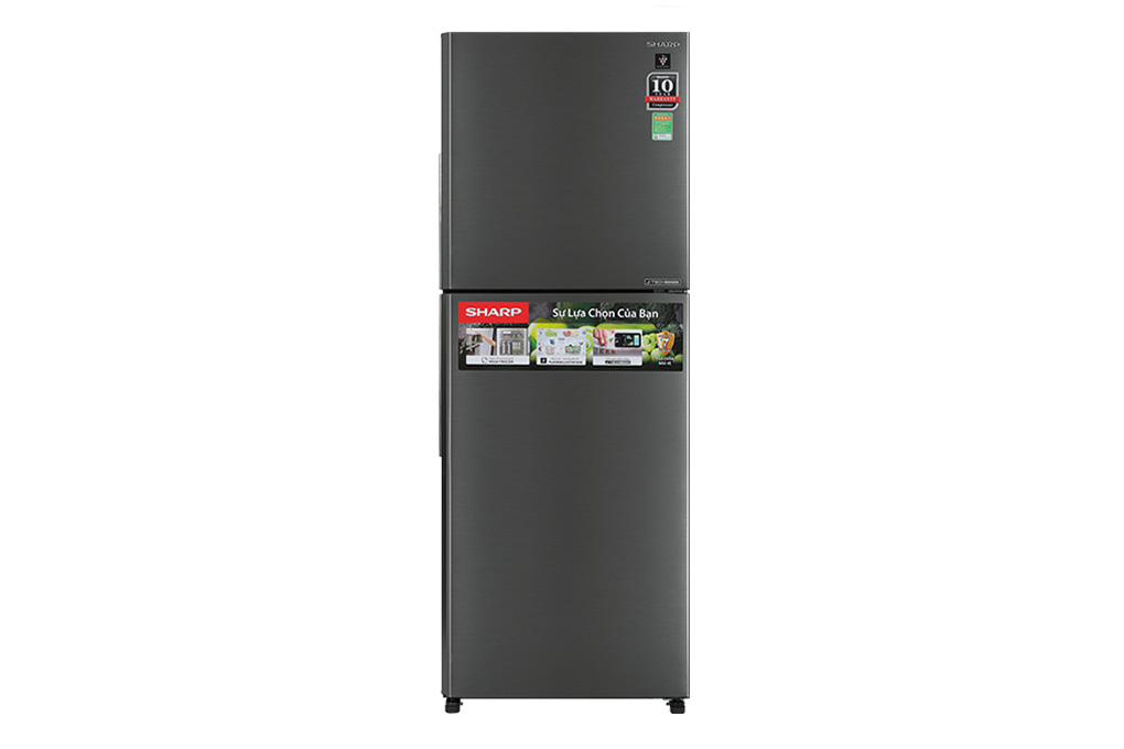 Tủ lạnh Sharp Inverter 360 lít SJ-XP382AE-DS Màu Đen - Xám