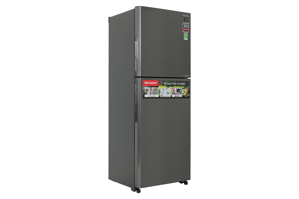 Tủ lạnh Sharp Inverter 360 lít SJ-XP382AE-DS Màu Đen - Xám