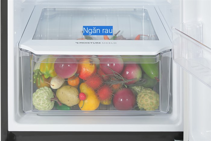 Tủ lạnh Sharp Inverter 360 lít SJ-XP382AE-DS Màu Đen - Xám