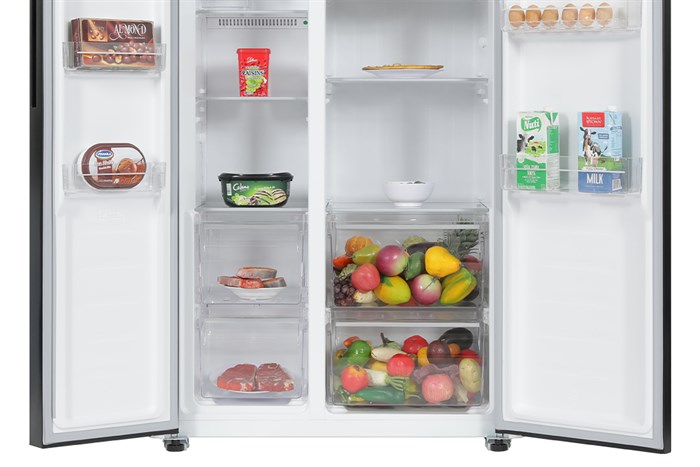 Tủ lạnh Sharp Inverter 442 lít Side By Side SJ-SBX440VG-BK Màu Đen