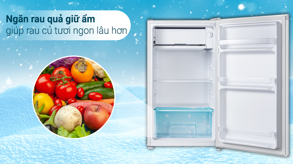 Tủ lạnh Beko 90 lít RS9052S - Ngăn rau củ