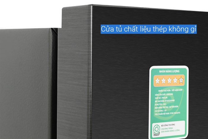 Tủ lạnh Samsung Inverter 348 lít RT35CG5424B1SV Màu Đen