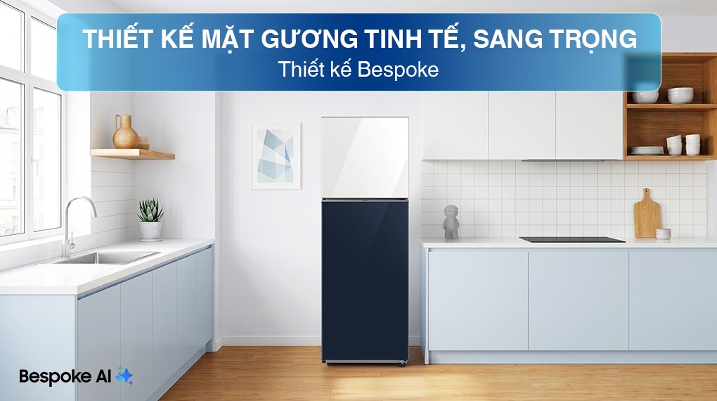 Tủ lạnh Samsung Inverter 305 lít Bespoke RT31CB56248ASV