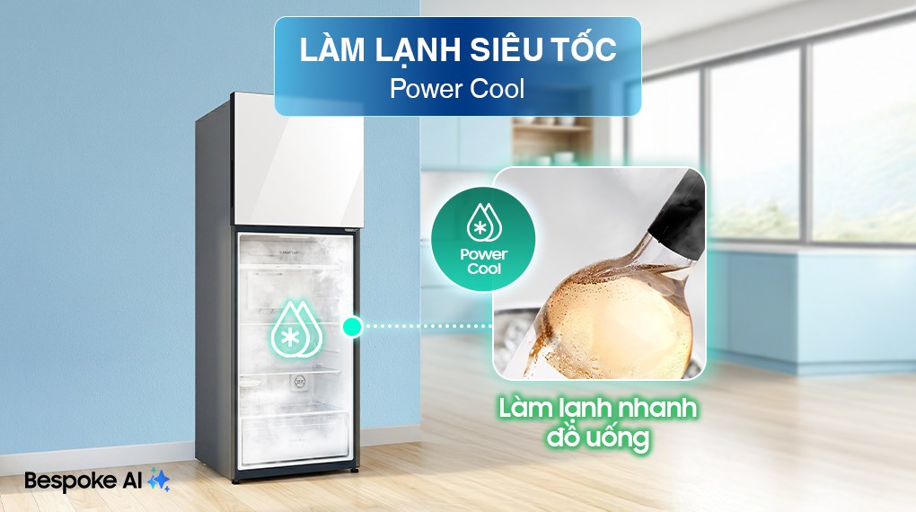 Tủ lạnh Samsung Inverter 305 lít Bespoke RT31CB56248ASV