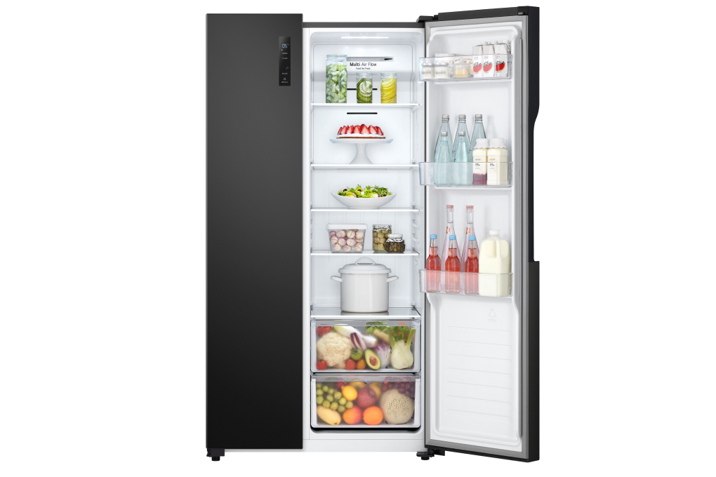 Tủ lạnh LG Inverter 519 lít Side By Side GR-B256BL Màu Đen