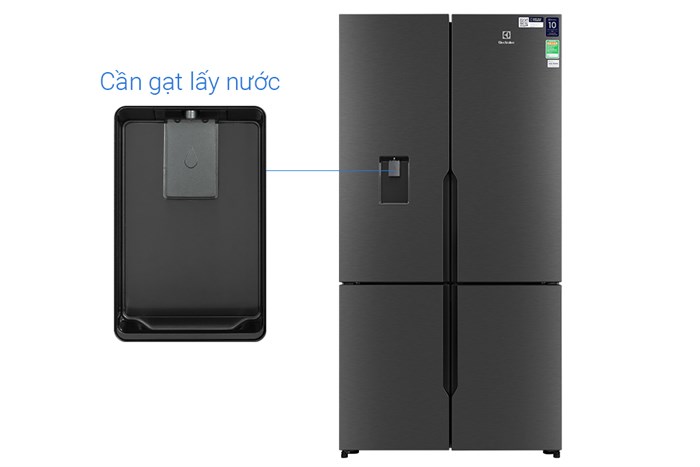 Tủ Lạnh Electrolux Inverter 562 lít Multi Door EQE5660A-B Màu Đen