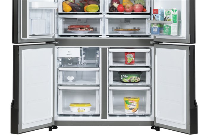 Tủ Lạnh Electrolux Inverter 562 lít Multi Door EQE5660A-B Màu Đen