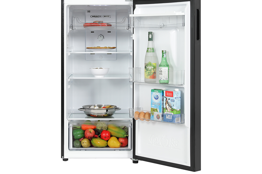 Tủ lạnh Aqua Inverter 279 lít AQR-T300FA(WFB) Màu Đen