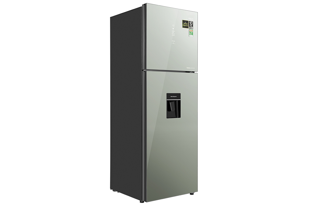 Tủ lạnh Aqua Inverter 347 lít AQR-T390FA(WGM) Màu Màu gương soi