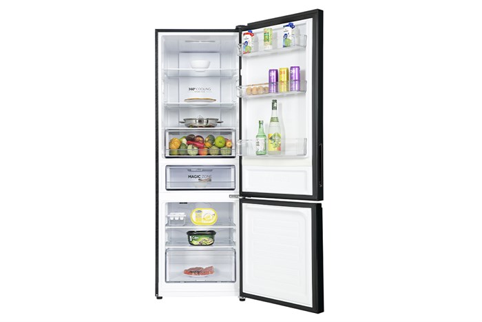 Tủ lạnh Aqua Inverter 324 lít AQR-B390MA(FB) Màu Đen