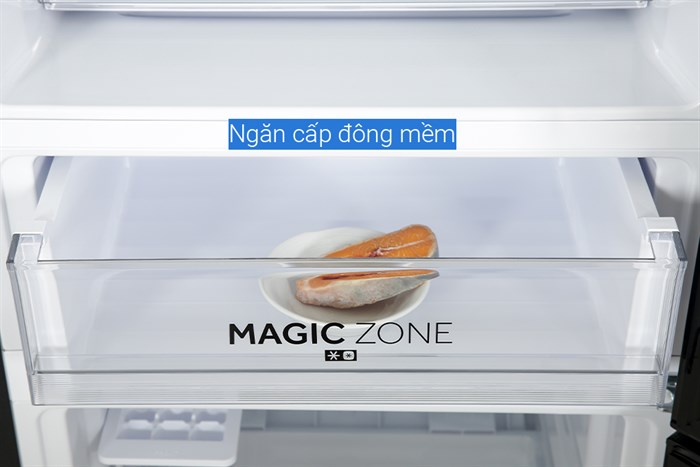 Tủ lạnh Aqua Inverter 324 lít AQR-B390MA(FB) Màu Đen