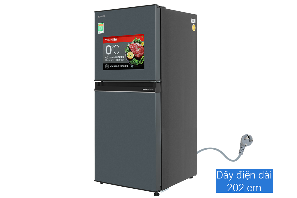 Tủ lạnh Toshiba Inverter 180 lít GR-RT234WE-PMV(52) Màu Xám