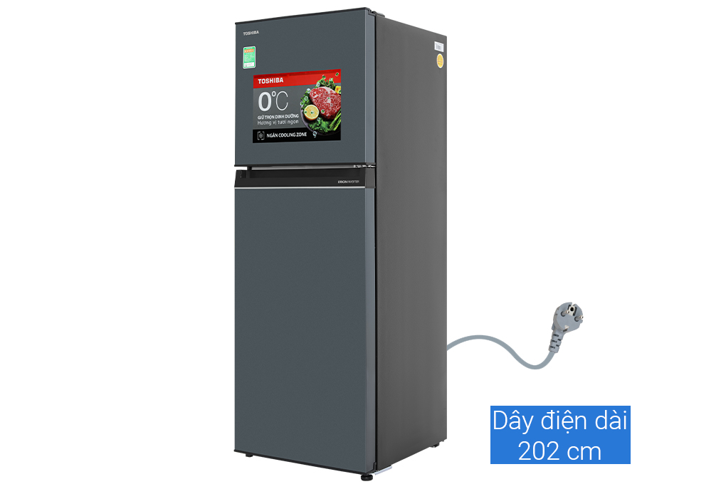 Tủ lạnh Toshiba Inverter 233 lít GR-RT303WE-PMV(52) Màu Xám