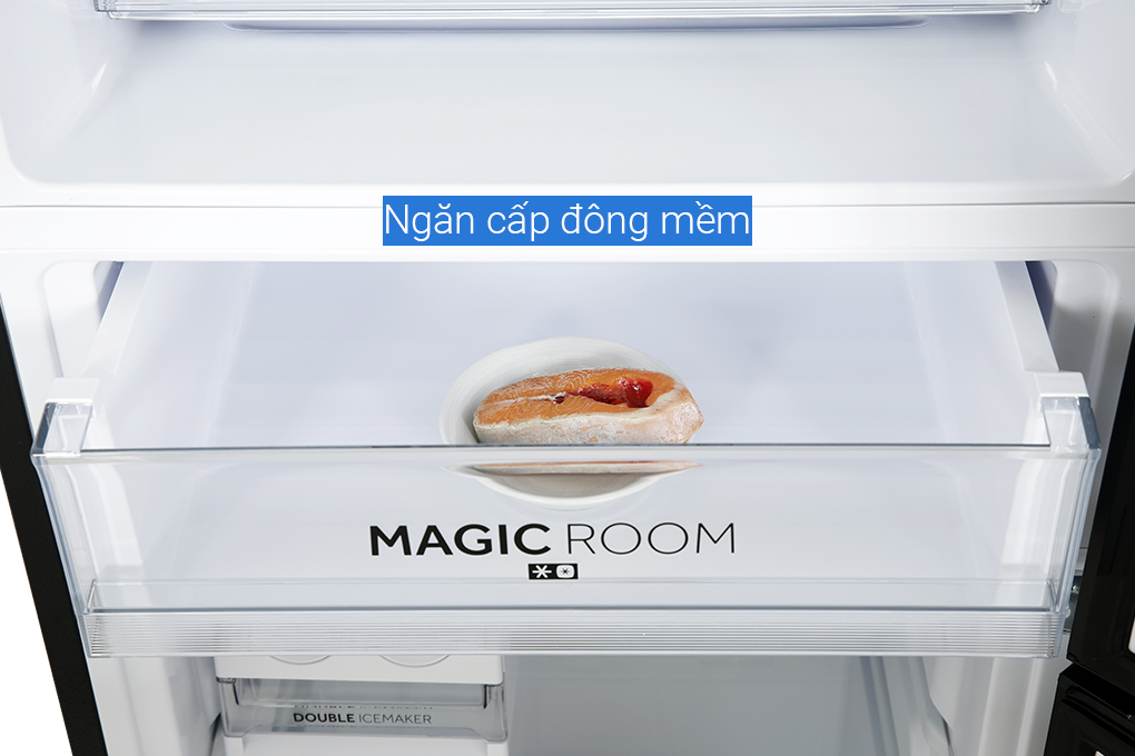 Tủ lạnh Aqua Inverter 292 lít AQR-B350MA(GM) Màu Màu gương soi