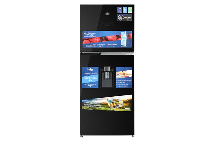 Tủ lạnh Beko Inverter 340 lít RDNT371E50VZDHFSU Màu Đen