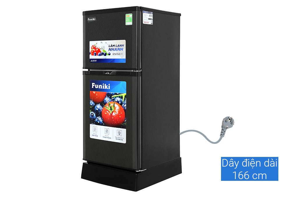 Tủ lạnh Funiki 110 lít HR T6120TDG Màu Ghi đen