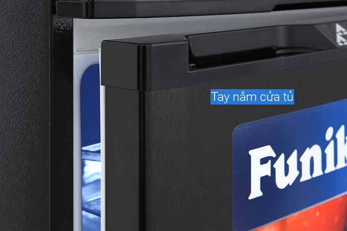 Tủ lạnh Funiki 120 lít HR T6120TDG Màu Ghi đen
