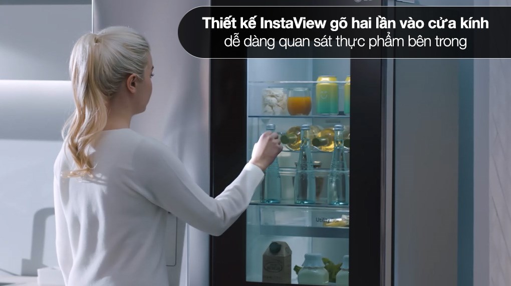 Tủ lạnh LG Inverter 635 lít Side By Side InstaView Door-in-Door GR-X257BG