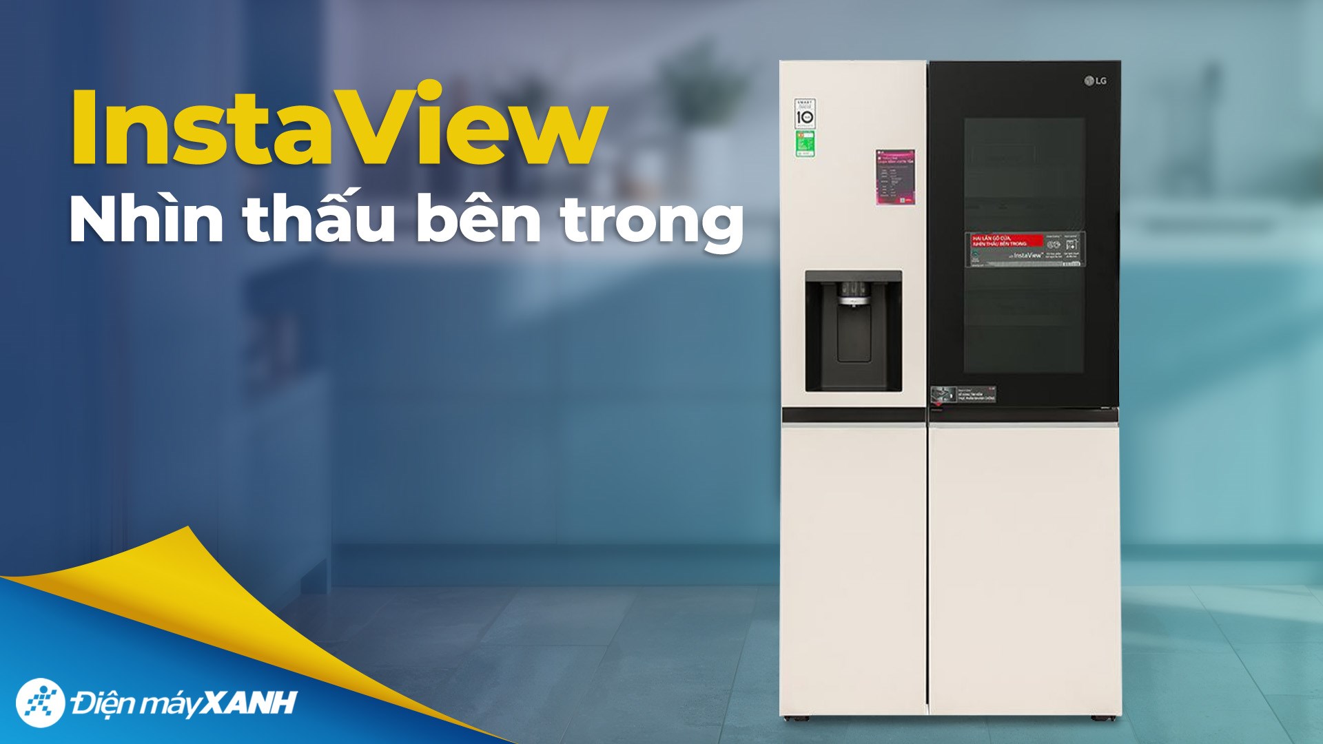 Tủ lạnh LG Inverter 635 lít Side By Side InstaView Door-in-Door GR-X257BG