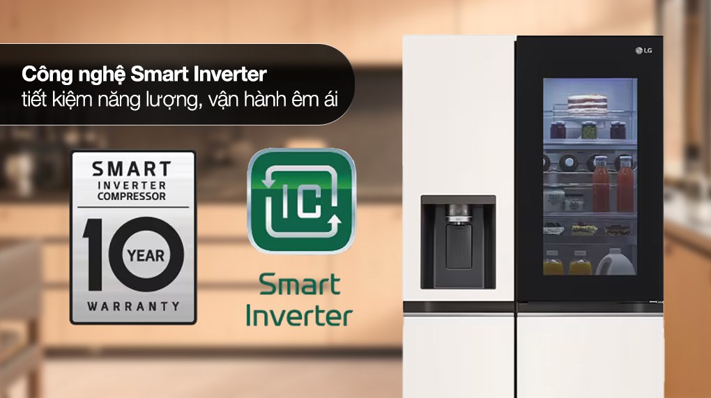 Tủ lạnh LG Inverter 635 lít Side By Side InstaView Door-in-Door GR-X257BG