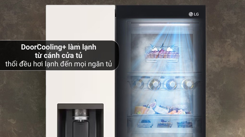 Tủ lạnh LG Inverter 635 lít Side By Side InstaView Door-in-Door GR-X257BG