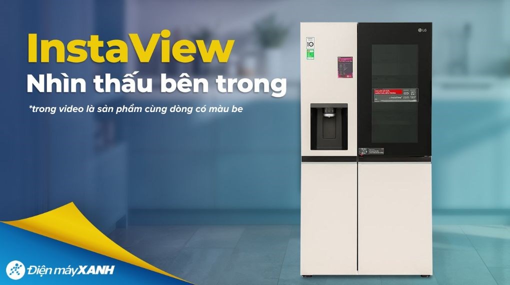 Tủ lạnh LG Inverter 635 Lít Side By Side InstaView Door-in-Door GR-X257BL
