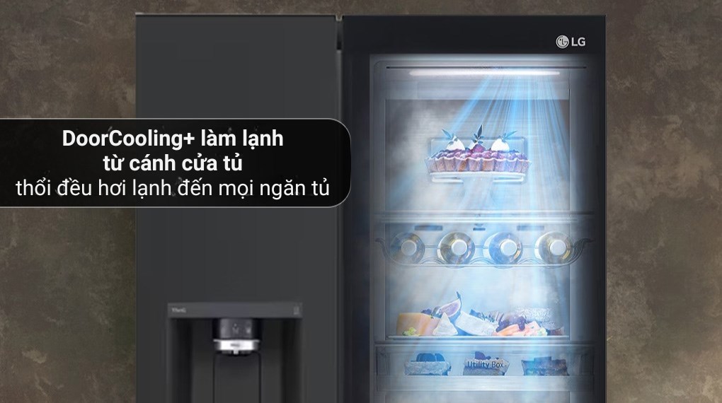 Tủ lạnh LG Inverter 635 Lít Side By Side InstaView Door-in-Door GR-X257BL