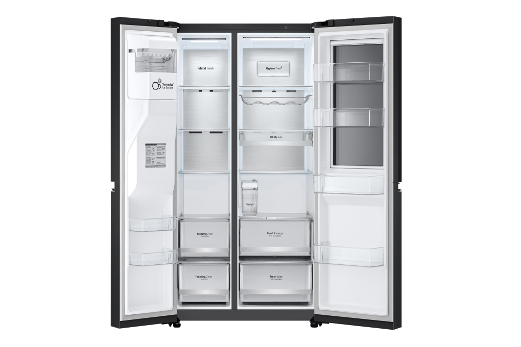 Tủ lạnh LG Inverter 635 Lít Side By Side InstaView Door-in-Door GR-X257BL Màu Đen