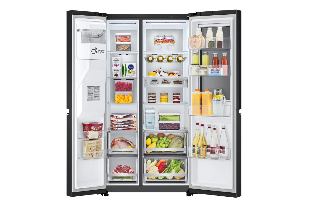 Tủ lạnh LG Inverter 635 Lít Side By Side InstaView Door-in-Door GR-X257BL Màu Đen