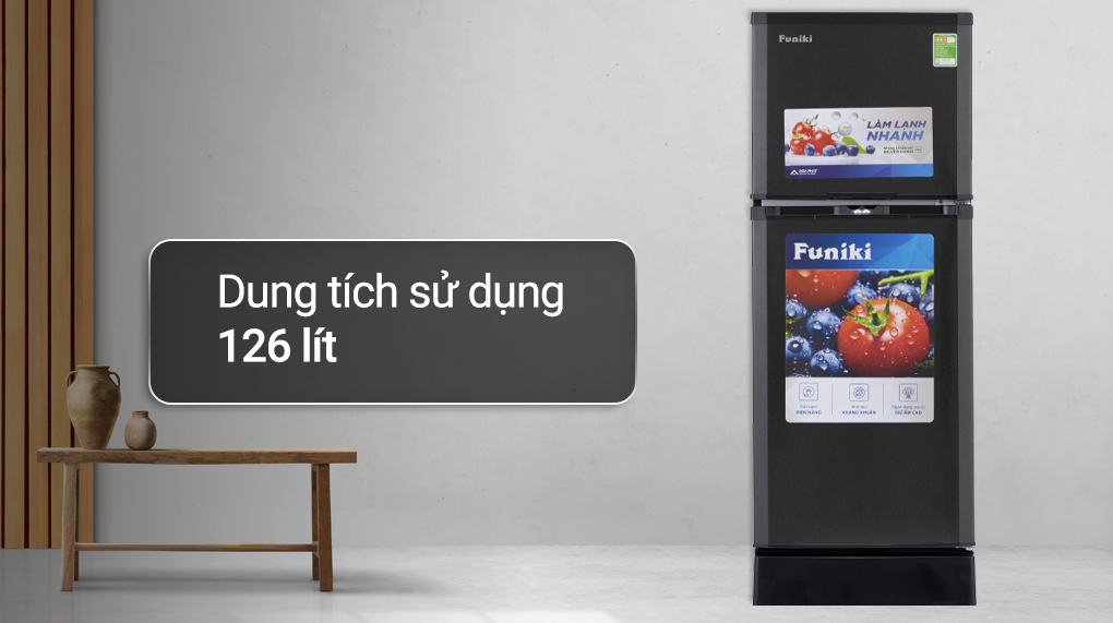 Tủ lạnh Funiki 126 lít HR T6126TDG 