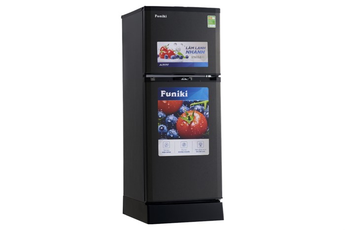 Tủ lạnh Funiki 126 lít HR T6126TDG Màu Ghi đen