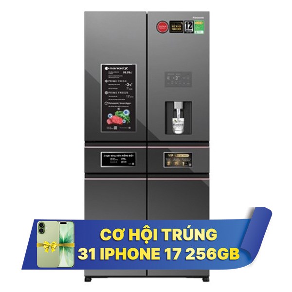 Panasonic Inverter 650 lít NR-WY720ZMMV