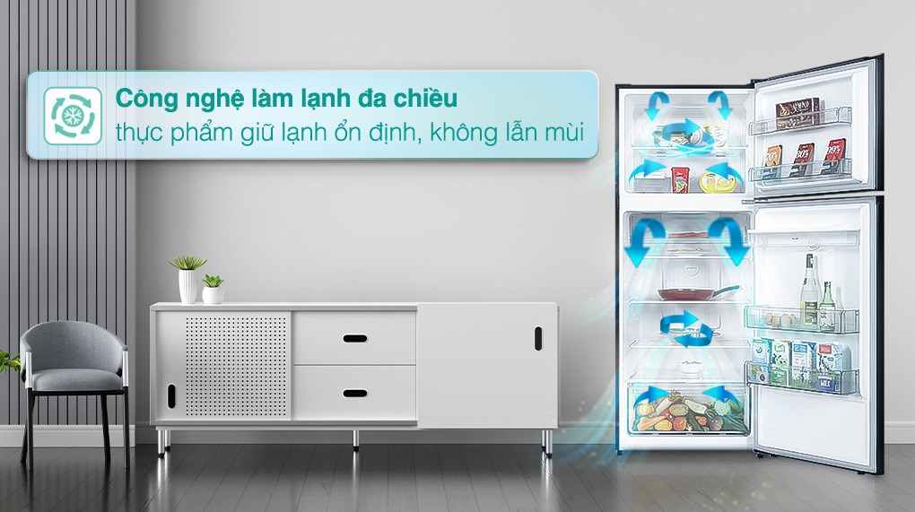 Tủ lạnh Sharp Inverter 417 lít SJ-X417WD-DG