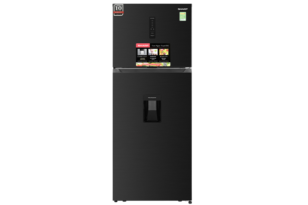 Tủ lạnh Sharp Inverter 417 lít SJ-X417WD-DG Màu Đen