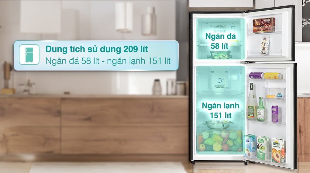 Tủ lạnh Funiki 209 lít HR T6209TDG