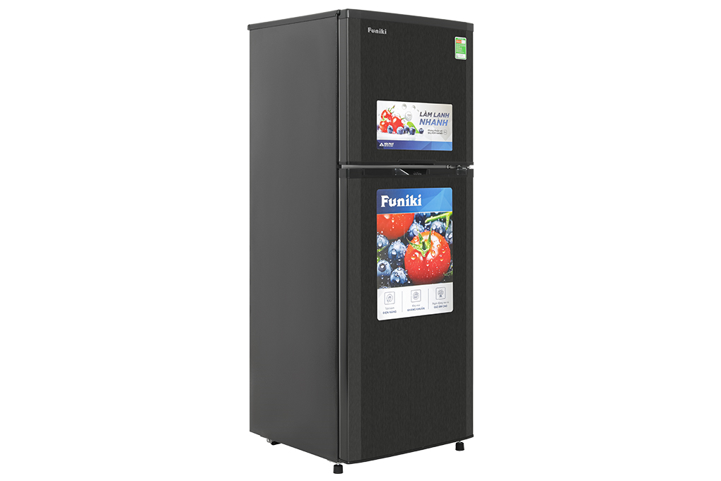 Tủ lạnh Funiki 209 lít HR T6209TDG Màu Ghi đen